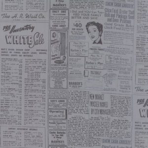 A Modern Background Ink Newsprint Steel quilt