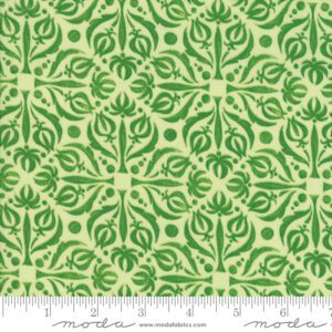A Sweet Pea Lily Moda green quilt