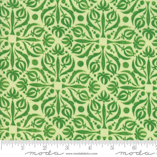 A Sweet Pea Lily Moda green quilt