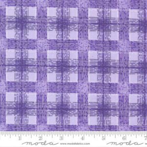 Pansy's Posies 48725-13 Lavender Plaid