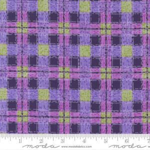 Pansy's Posies 48725-15 Amethyst Plaid