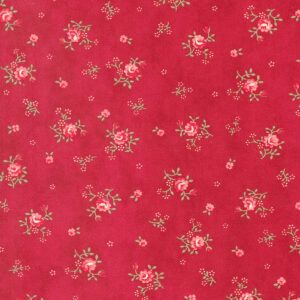 Collections For A Cause Etchings Moda Fabrics 44336-13 Red. 3 Sisters and Howard Marcus designers. 100% Cotton Quilting Fabric 44 inches wide.