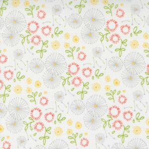 Dandi Duo Cream 48752-11. Designed by Robin Pickens for Moda Fabrics. Priced per half yard.100 % Cotton quilting fabric. 44 inches wide.