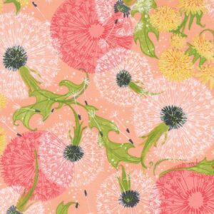 Dandi Duo Peach 48750-14. Robin Pickens for Moda Fabrics. 44 inches wide, 100% Cotton Quilting Fabric.