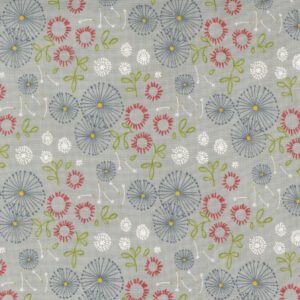 Dandi Duo Slate 48752-16 Slate. Designed by Robin Pickens for Moda Fabrics. 44 inches wide, 100% Cotton Quilting Fabric