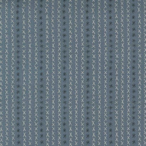 Dandi Duo Graphite Stripe 48755-17. Moda Fabrics 100% Cotton 44 inches wide. Robin Pickens. Quilting Fabric.